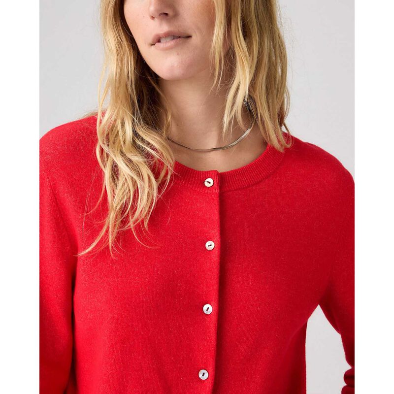 Levi's Tara Crewneck Cardi True Red image number 2